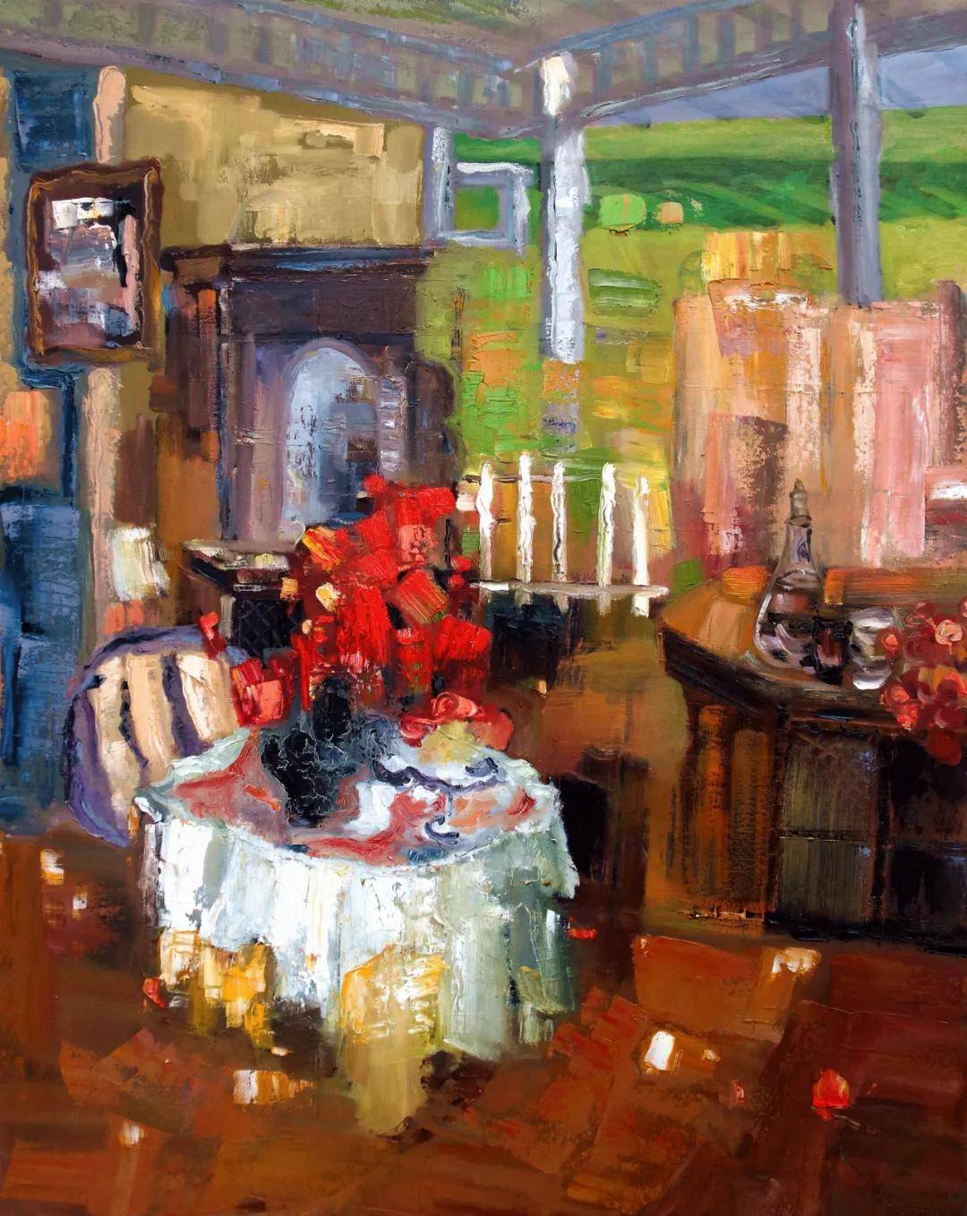 林莉:一个女画家的温情世界_油画