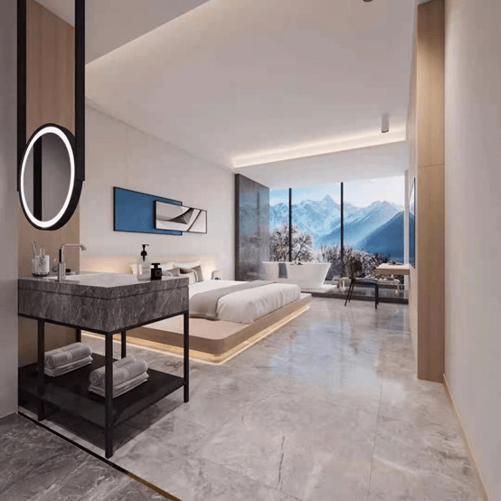 林芝桃花韵酒店期待用原始风貌与现代设计的碰撞带你体会最极致的原始