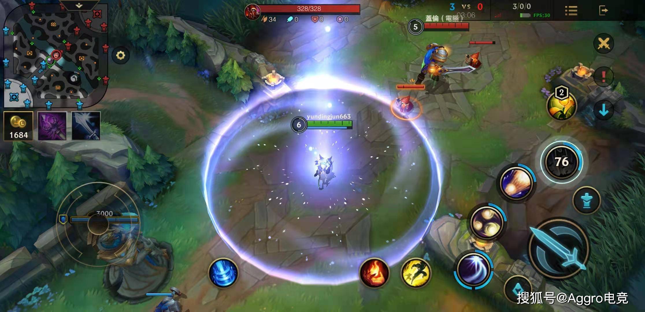 lol手游先锋官:皎月大招蓄力,比加里奥还好用?_技能