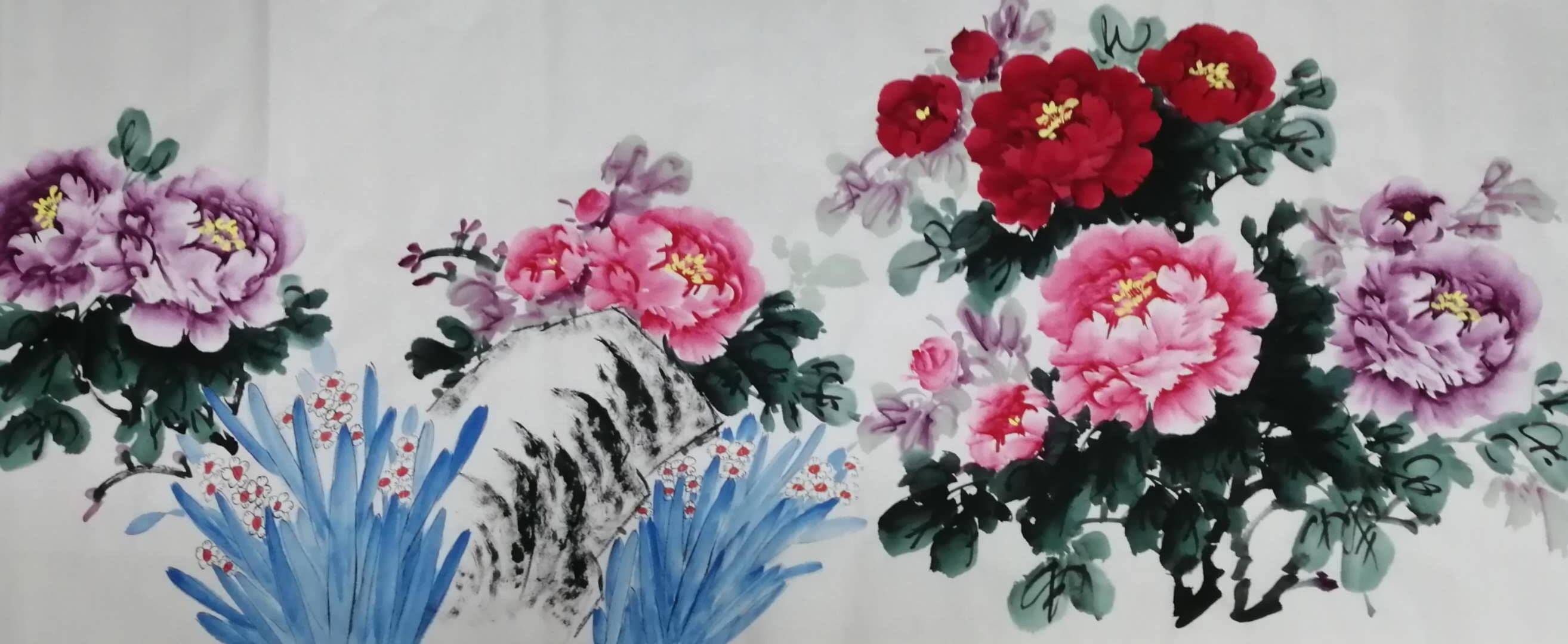 洛阳画家韩玲巧,擅长工笔,写意花鸟,作品多次参加展览并获得奖项