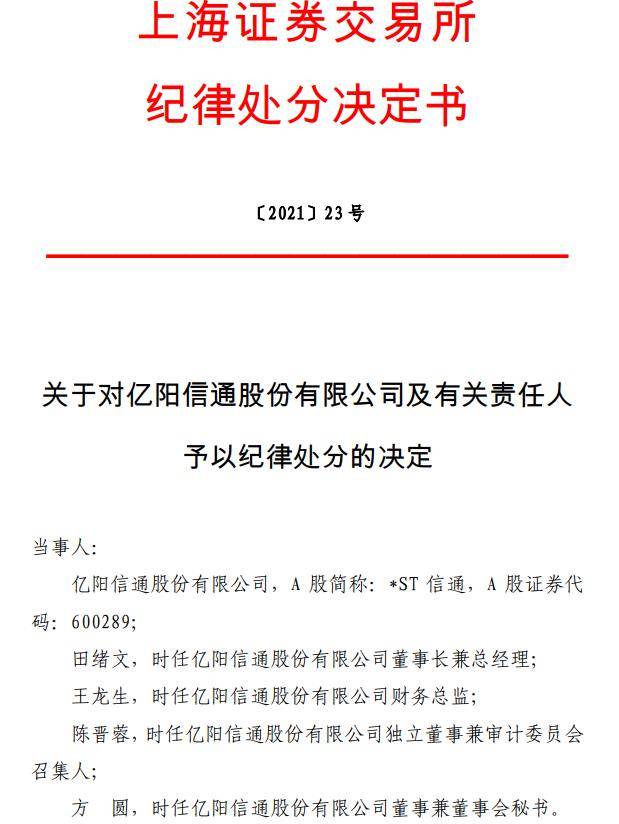 亿阳信通遭上交所一天三批背后 哈尔滨富豪玩砸百亿明星企业 上市公司股东