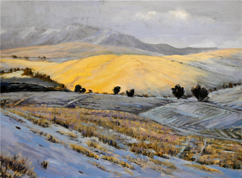痴迷新疆风景的油画艺术家——崔基程