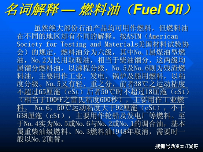资本江湖哥:原油燃料油期货行情分析