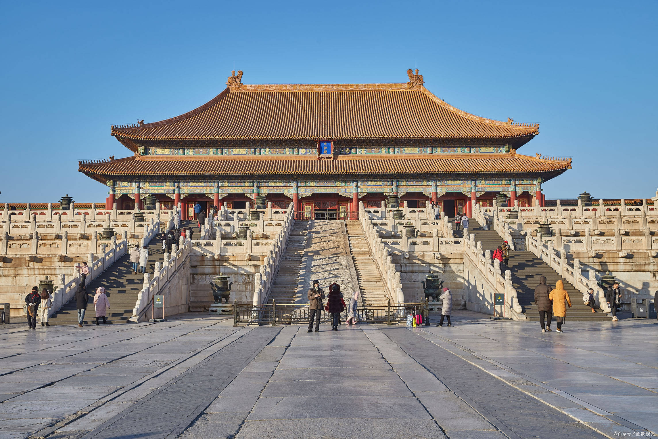 北京故宫的建筑外观图片