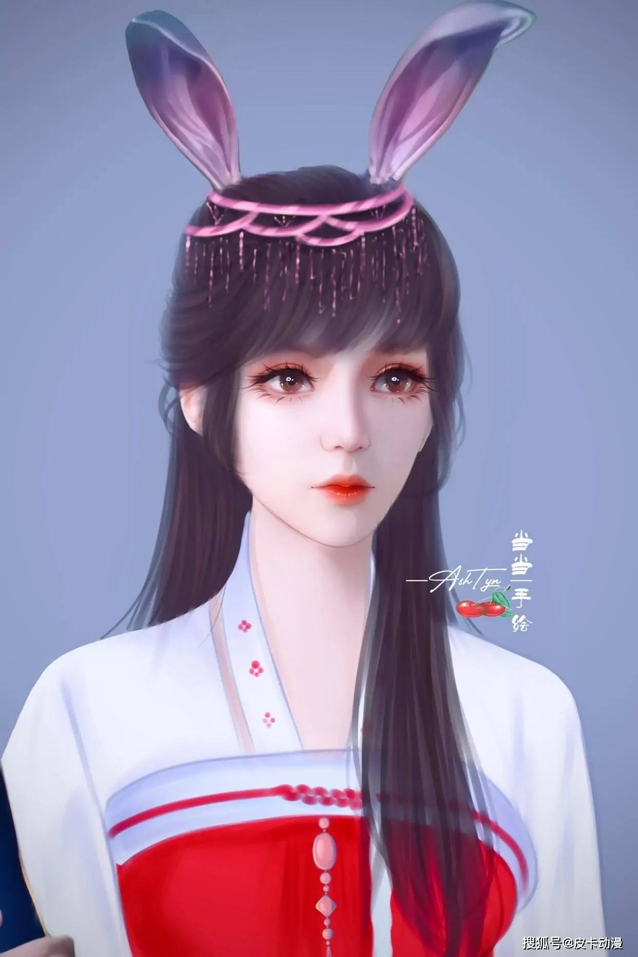 斗罗大陆:手绘版小舞来袭,身穿汉服很美丽,颜值气质也与众不同