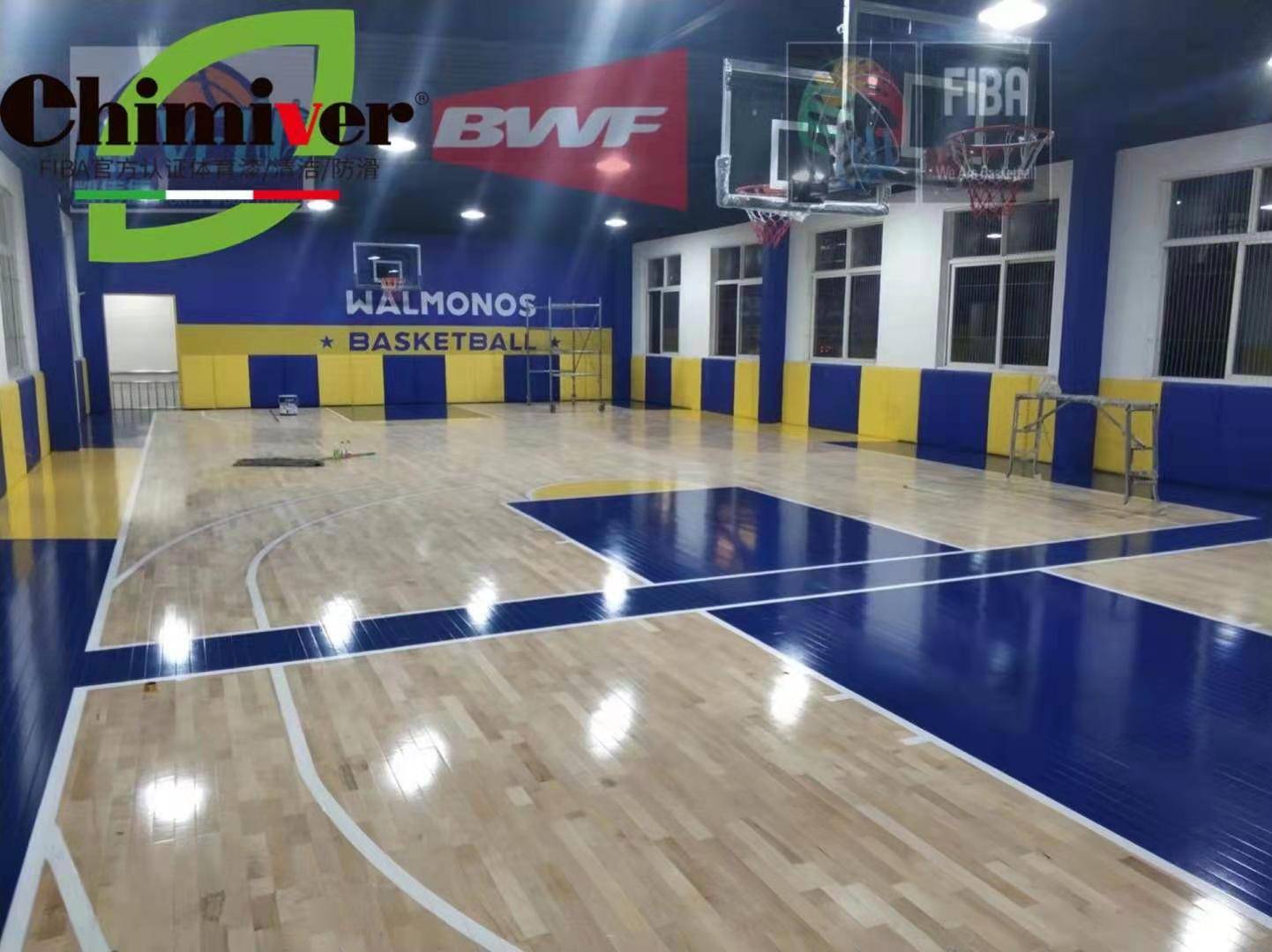 篮球木地板球场|运动木地板彩漆配色建议NBA尼克斯太阳队，高端篮球场馆的炫酷外观