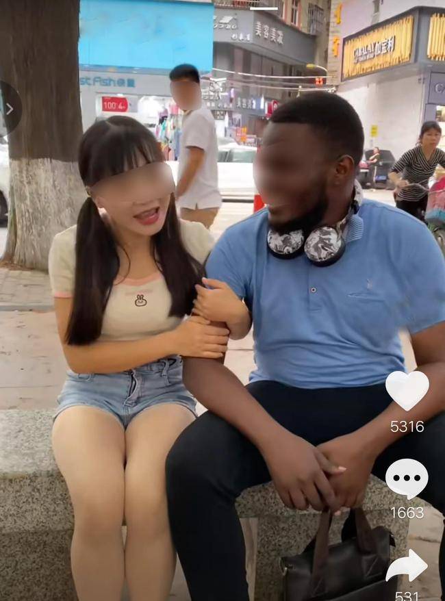 广西女子结交黑人男子做男友 用一口流利南普征服几万网友 部分