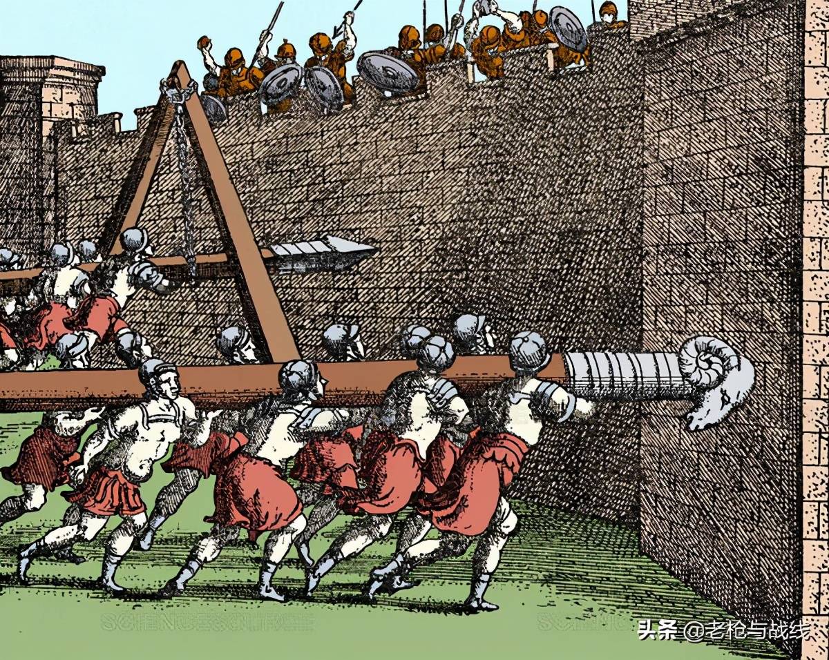 如果把看作一个完整的单词的话,是羊头攻城锤的意思.