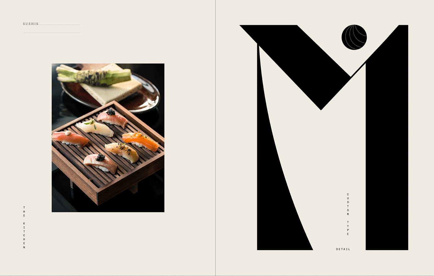 平面设计munchampselysées日式餐饮品牌形象设计