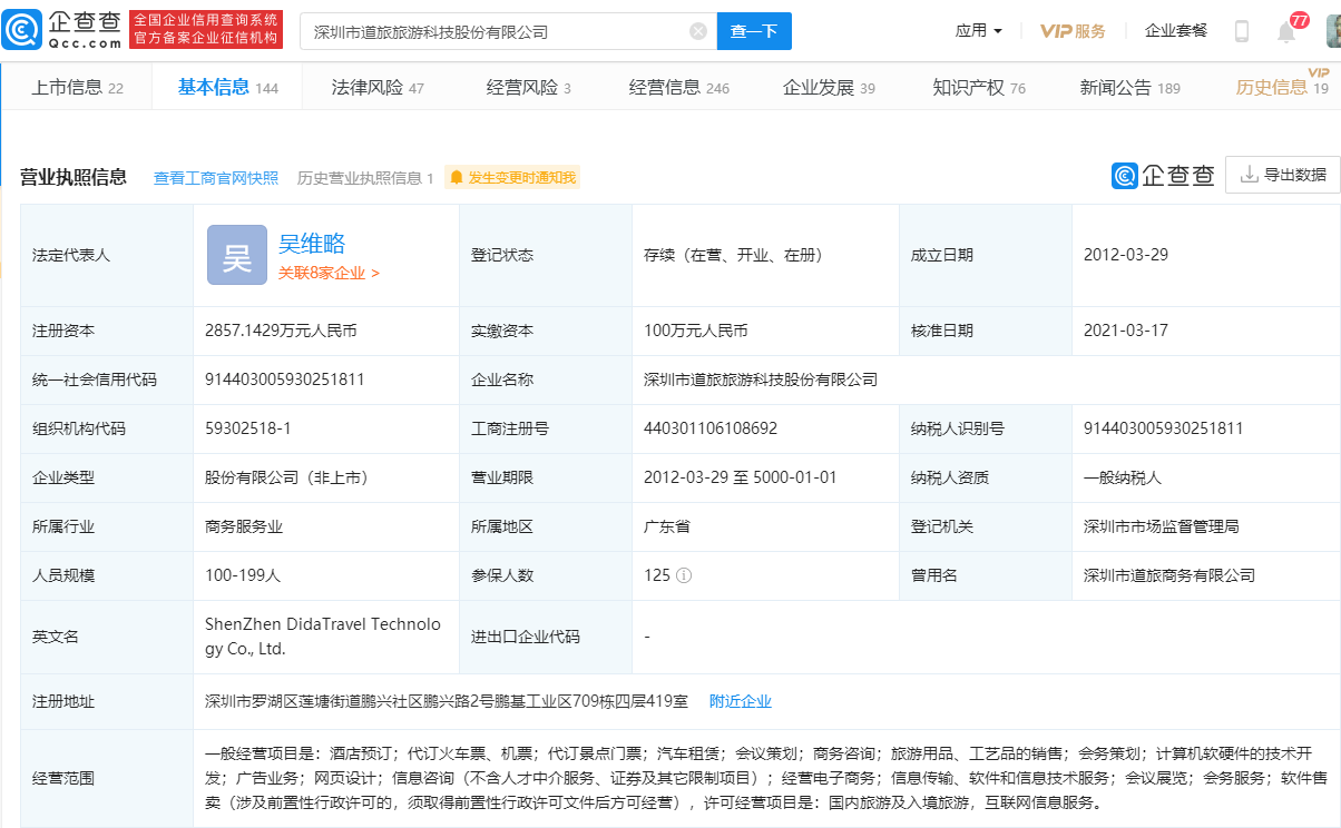 批发商|道旅完成数亿元B轮融资，阿里巴巴领投