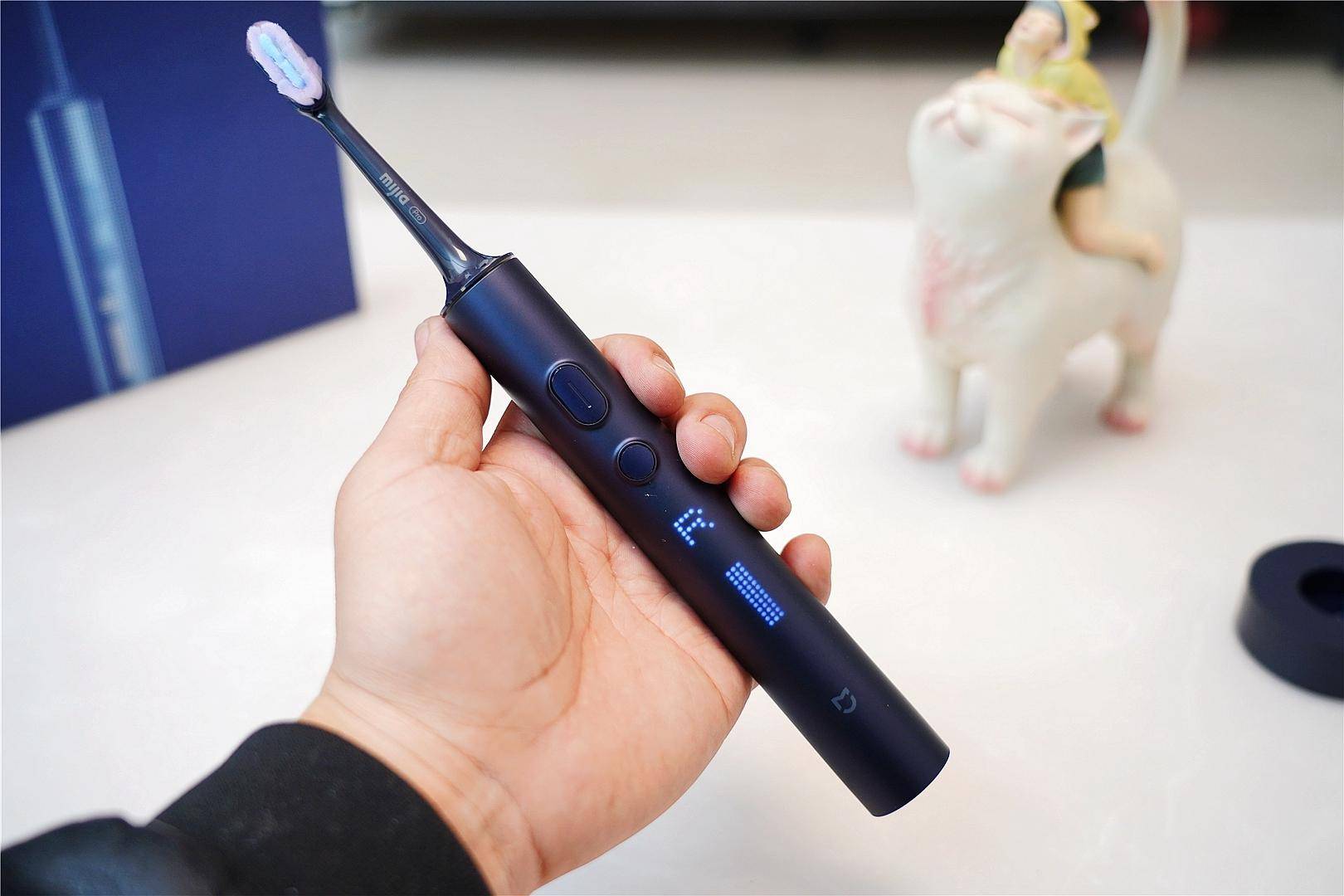 led显示无级动力调节私人定制米家声波电动牙刷t700分享