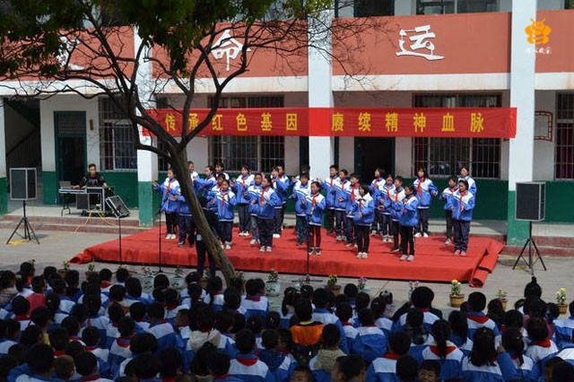 喜迎建党百年邓州市构林镇构林小学开展红色传奇进校园系列活动