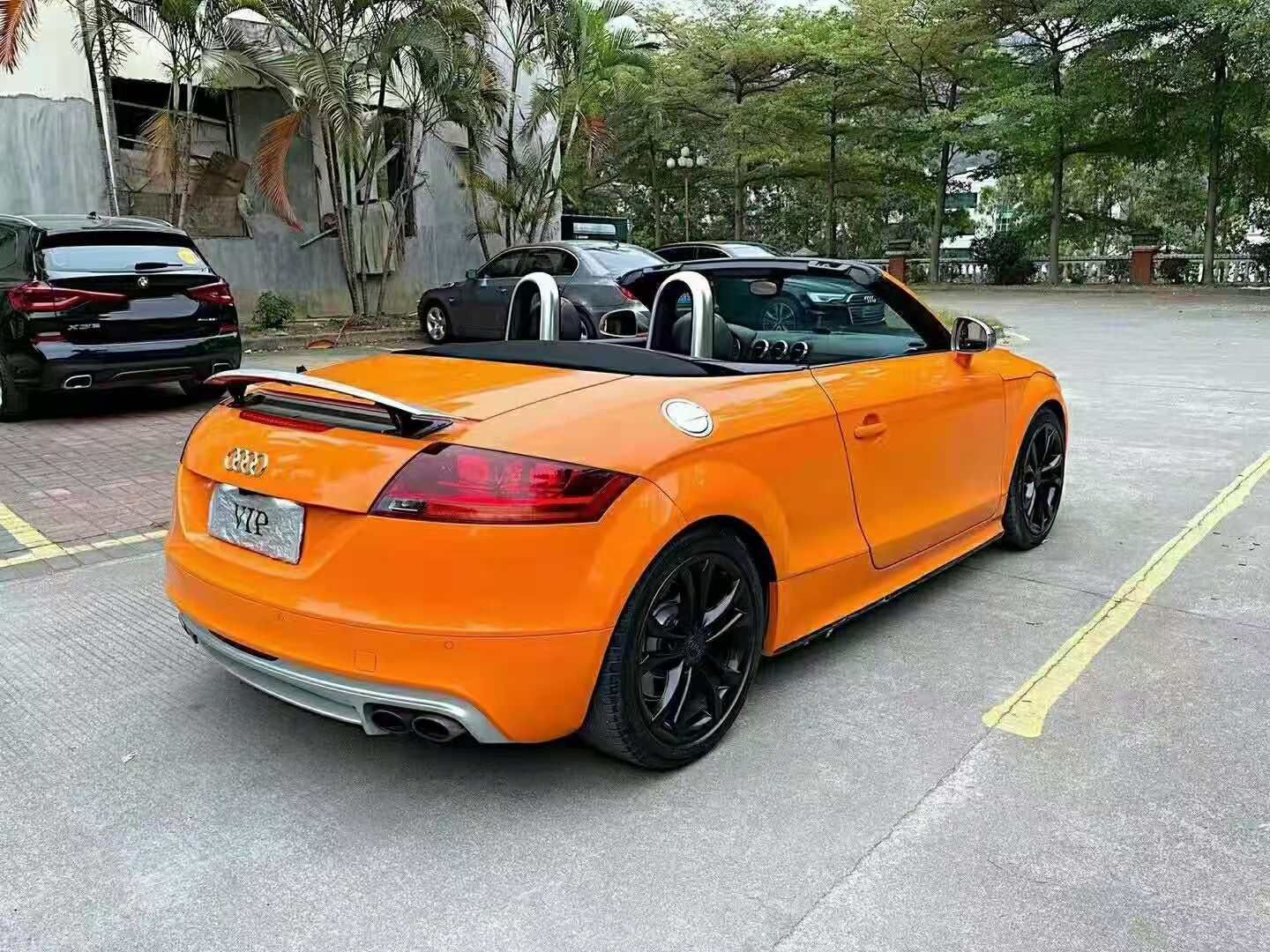 14升级18款奥迪tts售价13.8万,锐利的线条造型兼顾高性能