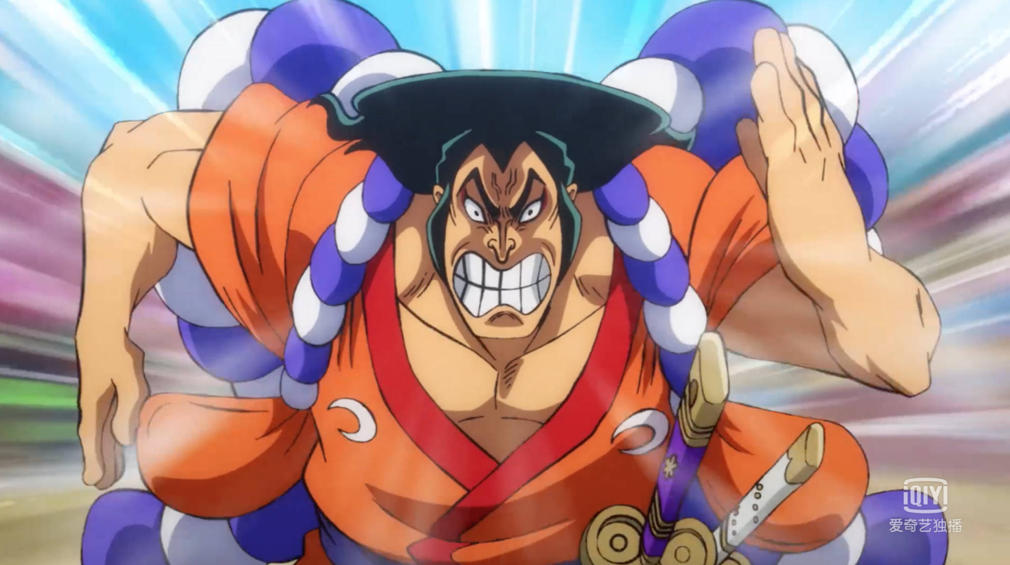 原创海贼王970集御田斩杀大蛇失败变成傻瓜殿下还去跳裸舞