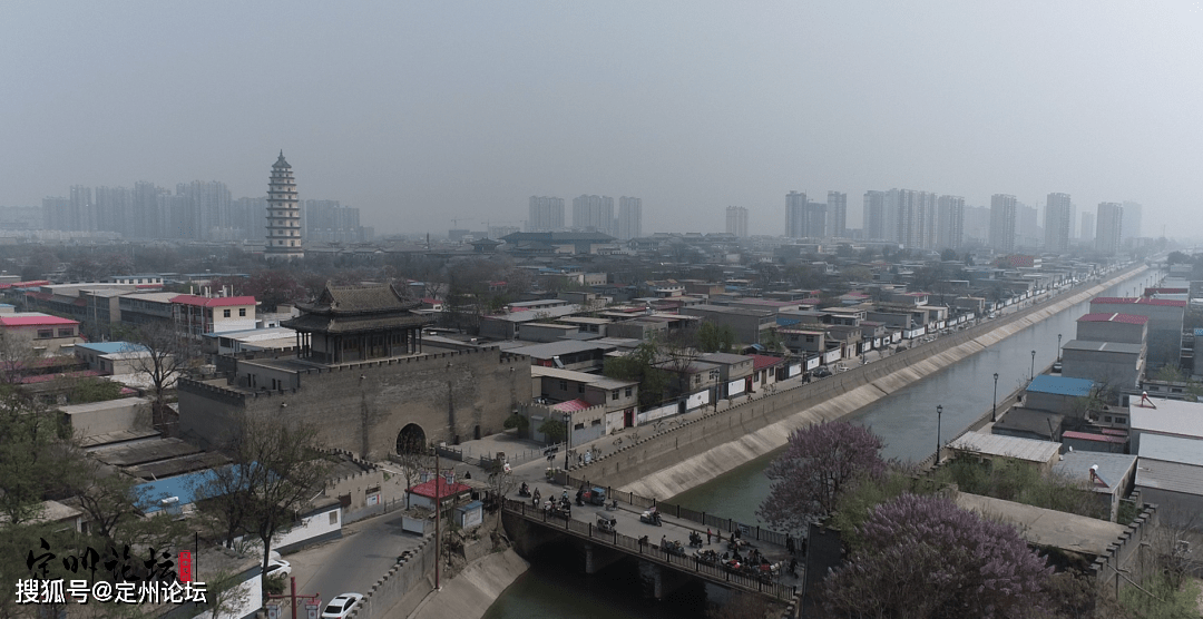 河北定州護城河風景秀你get到了幾分