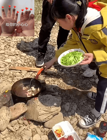 原創小學生春遊秀廚藝炒菜燒烤駕輕就熟都在家承包廚房了