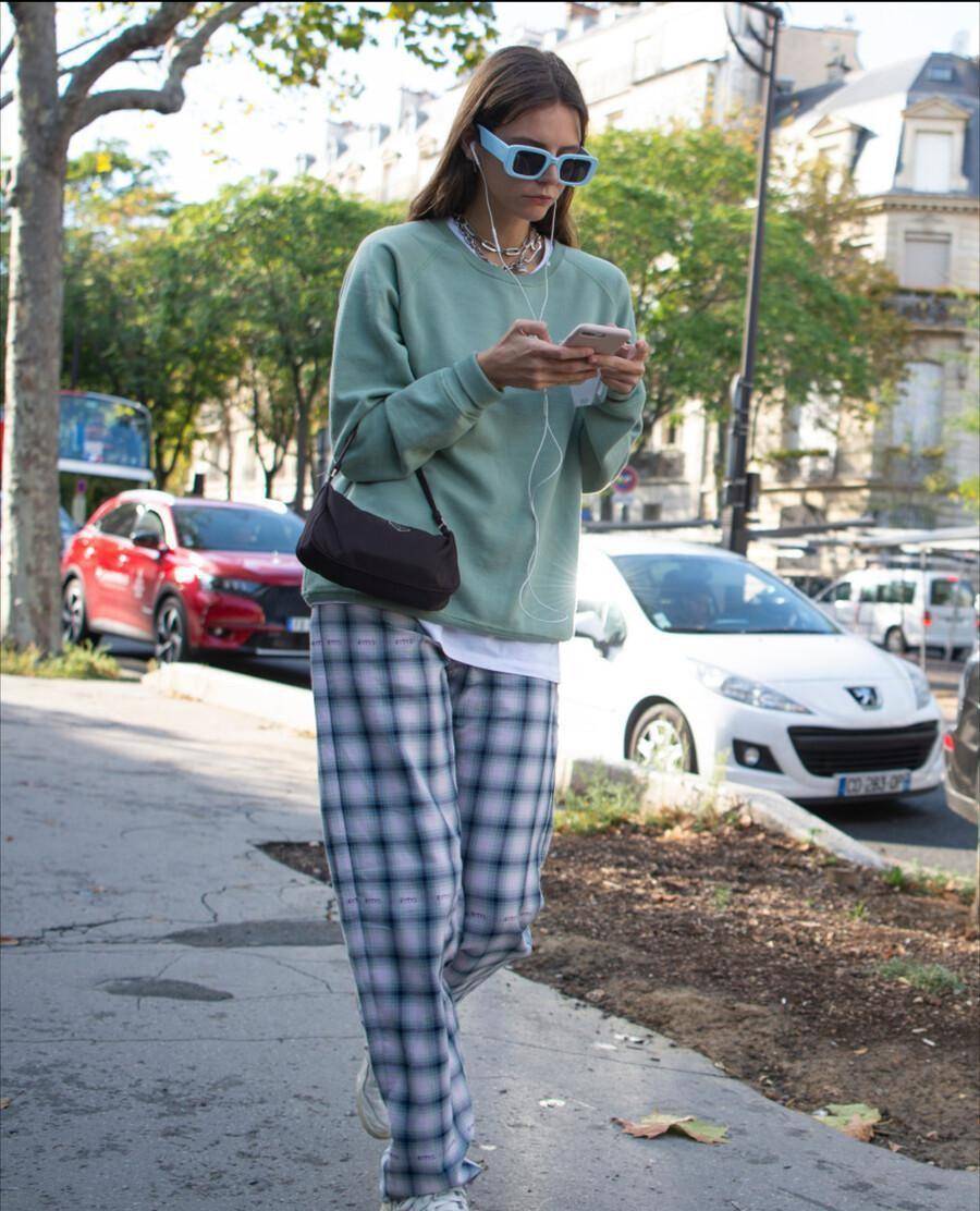 原创格子裤的款式你知道多少照着搭配能省事不少时髦精来看看