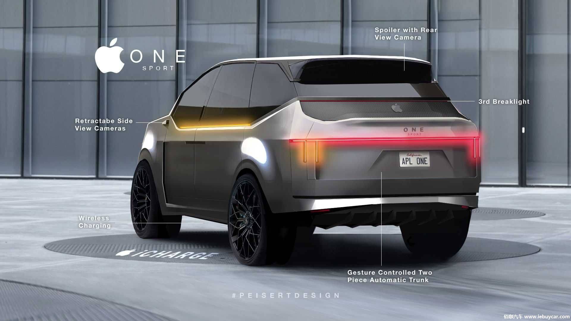 【佰咖汽车·新能源新车资讯】我们从外媒获取到一组苹果首款电动汽车