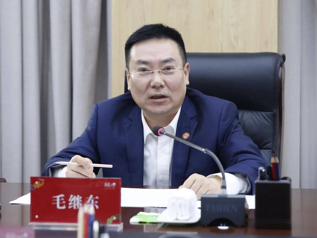 李智远对毛继东一行来铜川访问表示欢迎,对陕建为铜川市建设发展做出