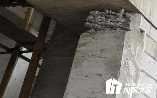 原创钢筋混凝土柱开裂露筋怎么加固