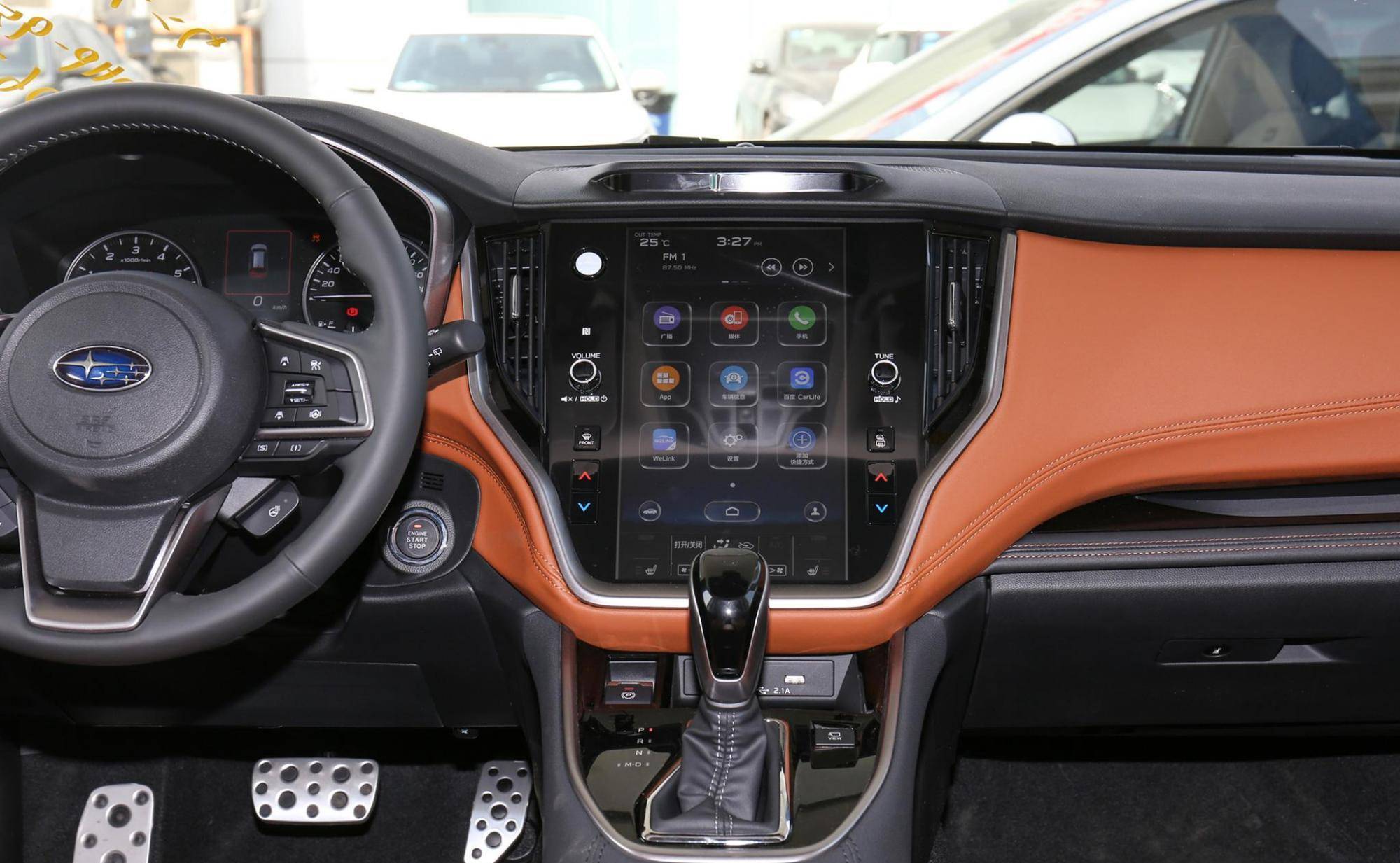 试驾测评全新斯巴鲁傲虎外观内饰样样新