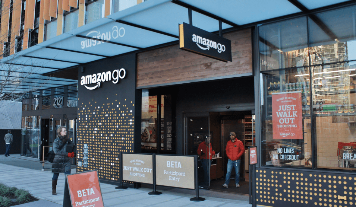 亚马逊大型超市实现无人售货,收银员要失业了?_购物
