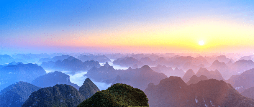 广西的一大旅游圣地马山县