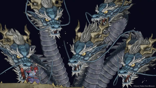 怪物|浮世绘风《月风魔传：不朽之月》截图、立绘 怪物设定图