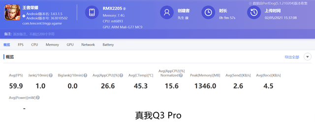 真我q3跑分图片