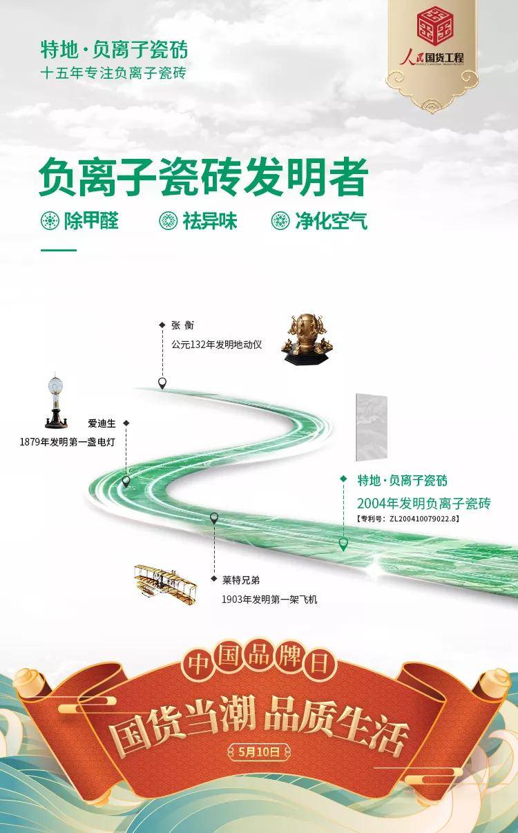 人民国货工程赋能中国品牌特地负离子瓷砖创新崛起