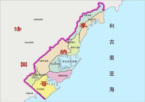 摩纳哥人口2021_摩纳哥地图