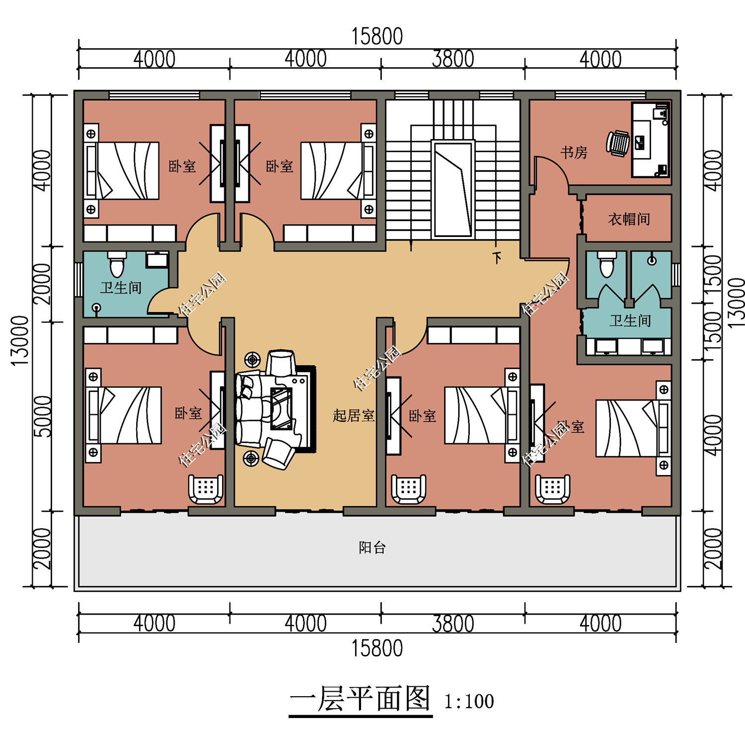 原創農村自建房四開間二層怎麼設計好