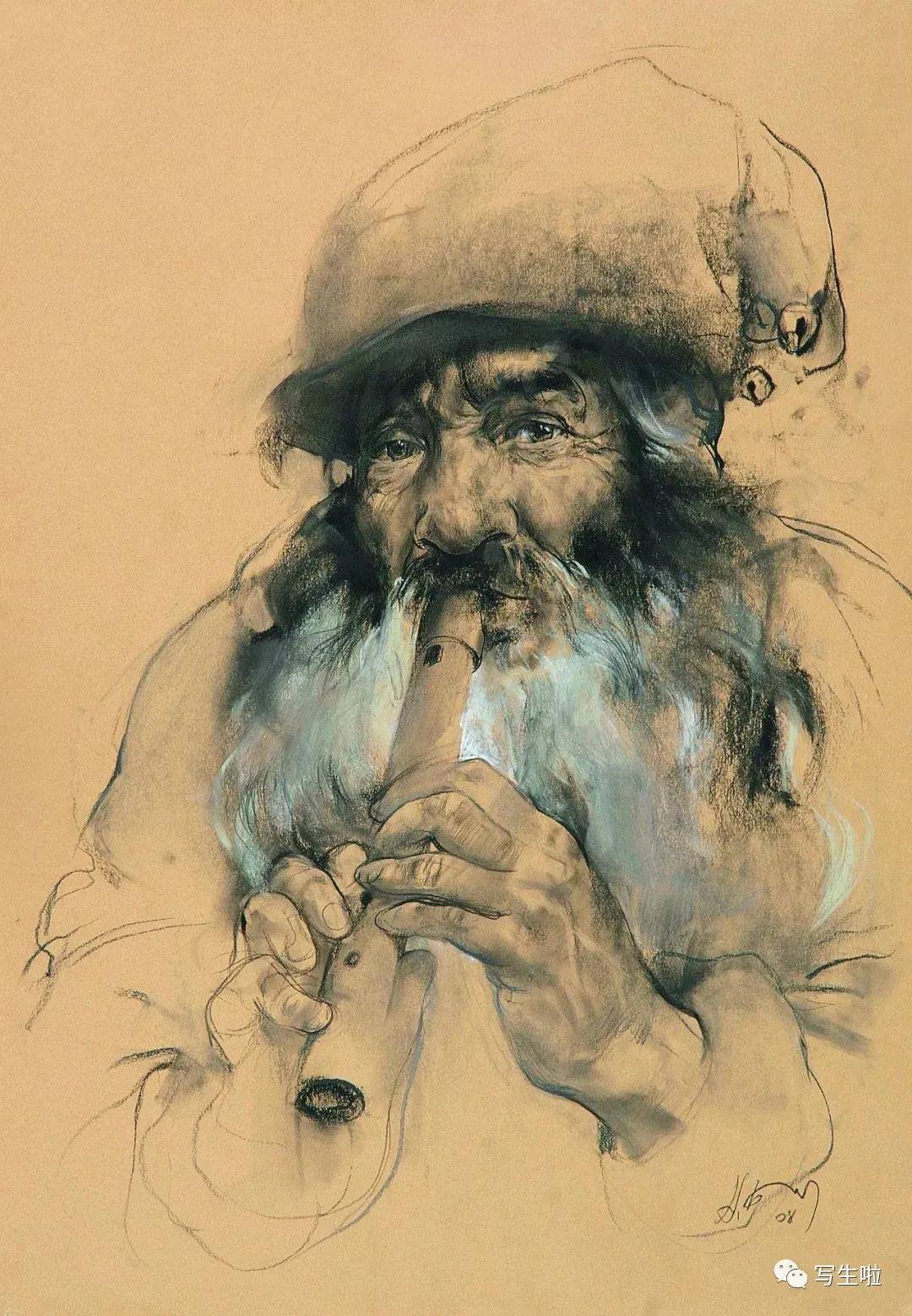 松弛有度 笔笔见形——布洛欣作品