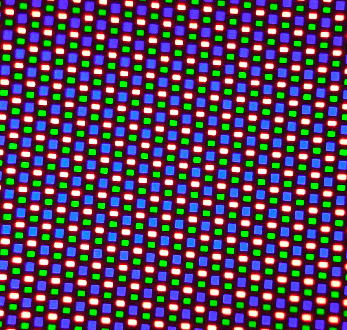 oppo华为小米手机屏幕对比,谁才是钻石排列?