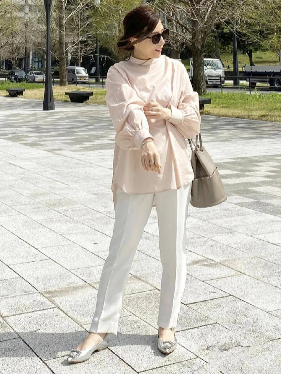 原创看了许多中年矮个穿搭还是这位日本主妇的搭配最实用显高大方