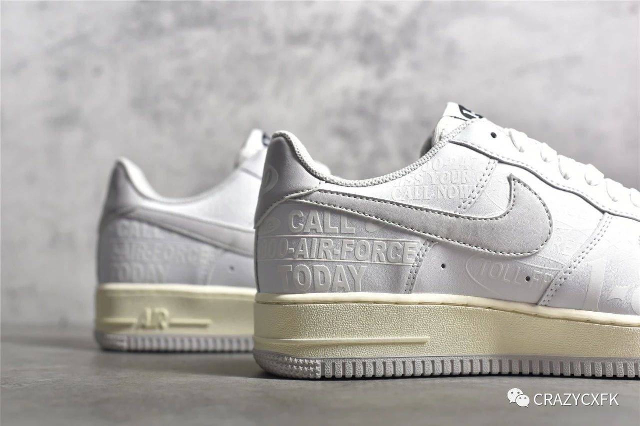 耐克nikeairforce1lowpremiumtollfree3m反光白空军一号运动板鞋