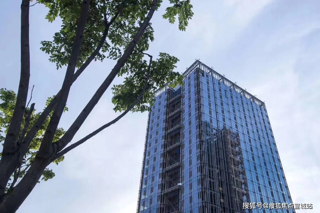 7815全玻璃幕墙,等同于杭州单价10万的蓝色钱江,杭州唯一一个绿城