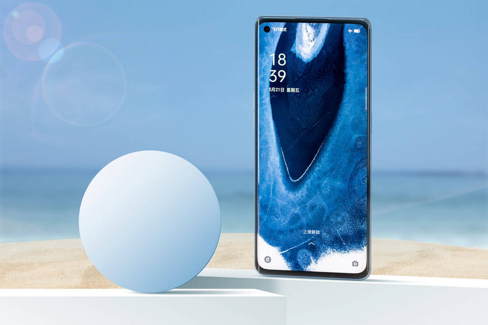 设计|OPPO Reno6 Pro图赏：晶钻3.0工艺打造大海般的波光效果