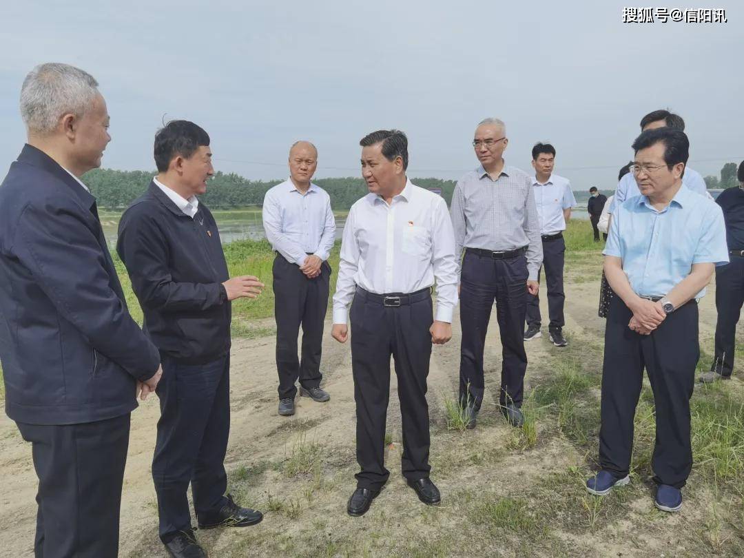 武国定莅临息县调研指导工作