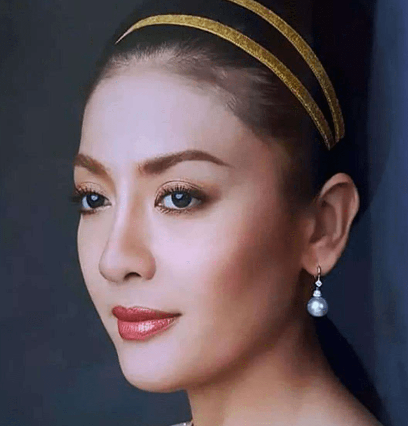 西拉米一直都是泰国公认的大美人,甚至还被誉为最美王妃,可以说是历届