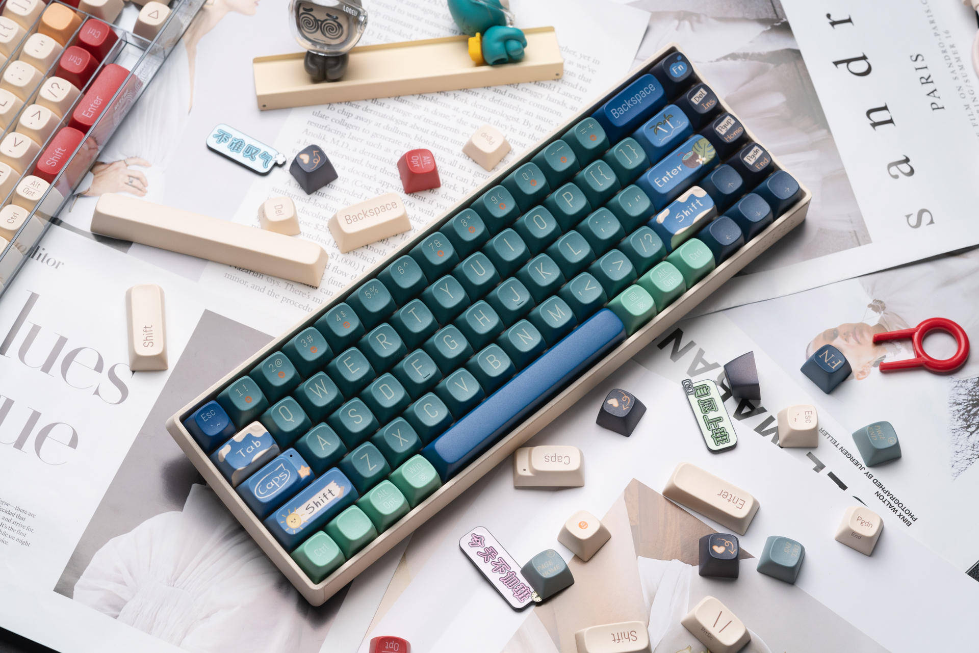 国内首款可视化diy键盘测评——洛斐小翘键盘