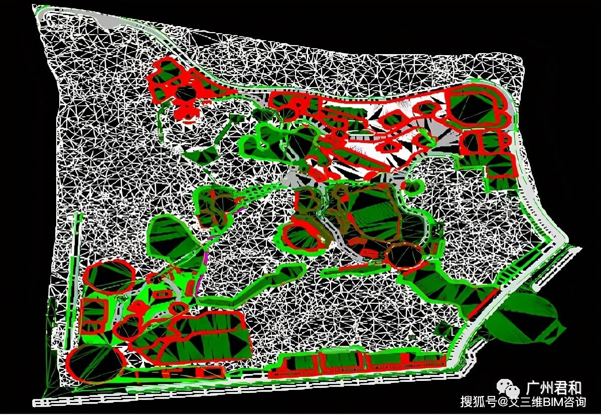 室外主题乐园土方量BIM解决方案