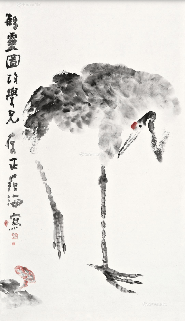 晁海的水墨画是三秦土地的产物有着陕西的直倔楞