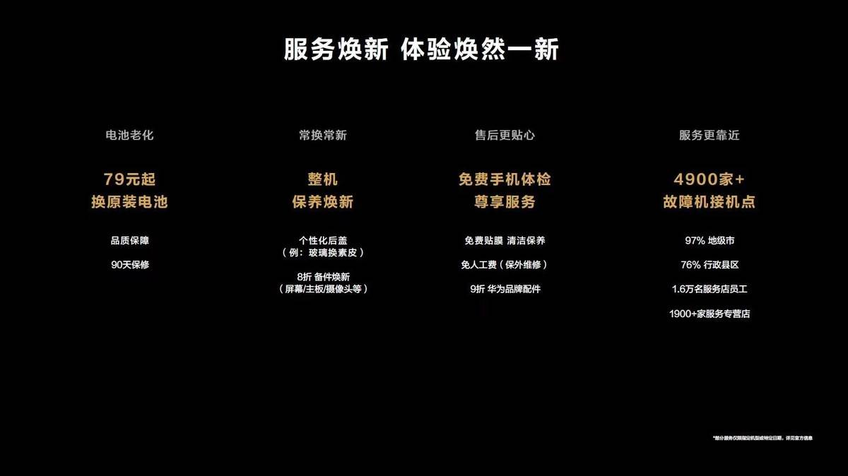 焕新|华为加码用户服务 让产品及产业生命力焕然一新