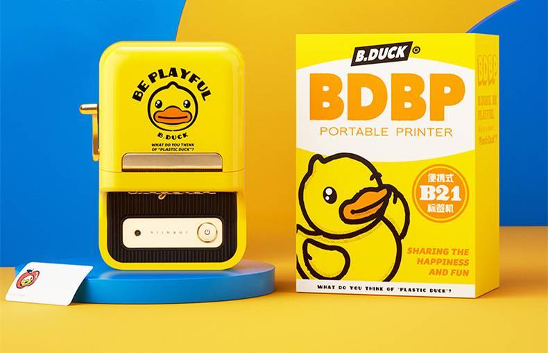 B Duck小黄鸭b21标签机新品上市颜值爆棚 产品