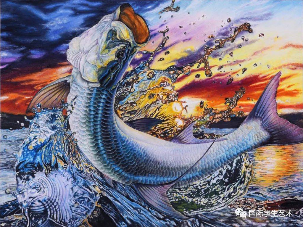 遇见更好的自己丨2021年美国国家鱼类艺术竞赛获奖作品欣赏_比赛
