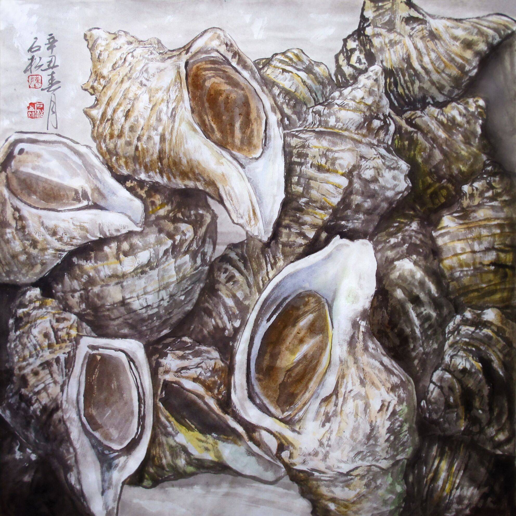 中国当代画家-陈石松