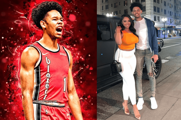 利拉德小弟过生日 晒与黑人女友合影 22岁当成扣篮王 西蒙斯