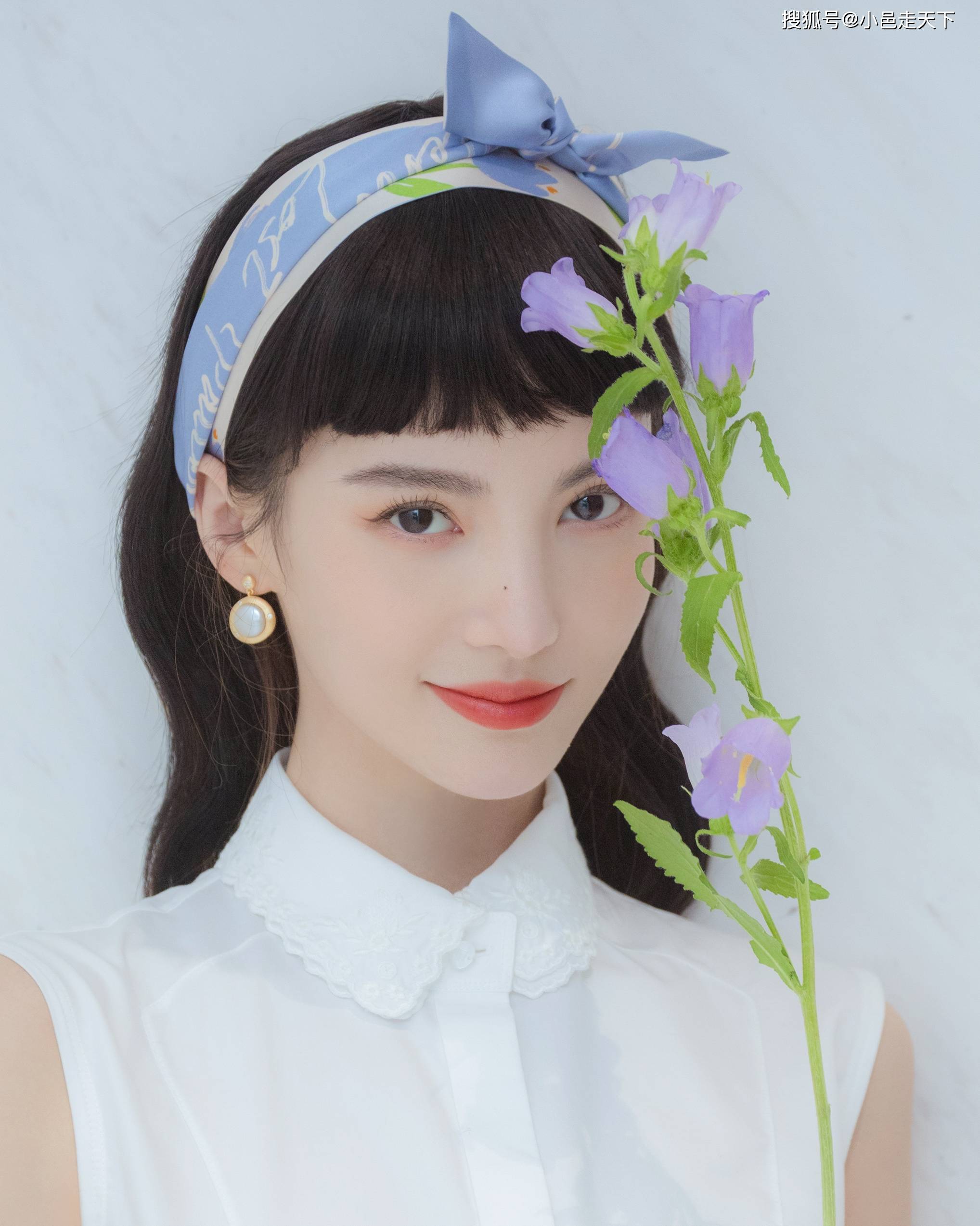 金晨法式优雅魅力照