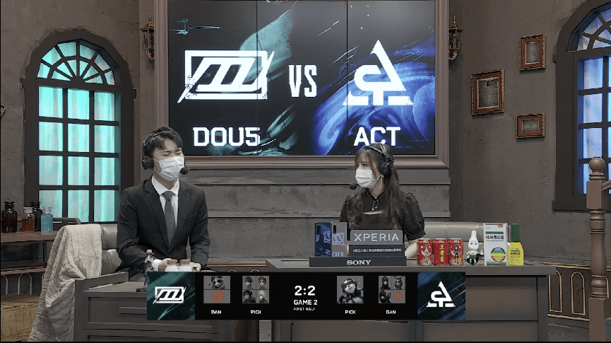 前锋|第五人格2021IVL夏季赛常规赛 DOU5 vs ACT 第二局